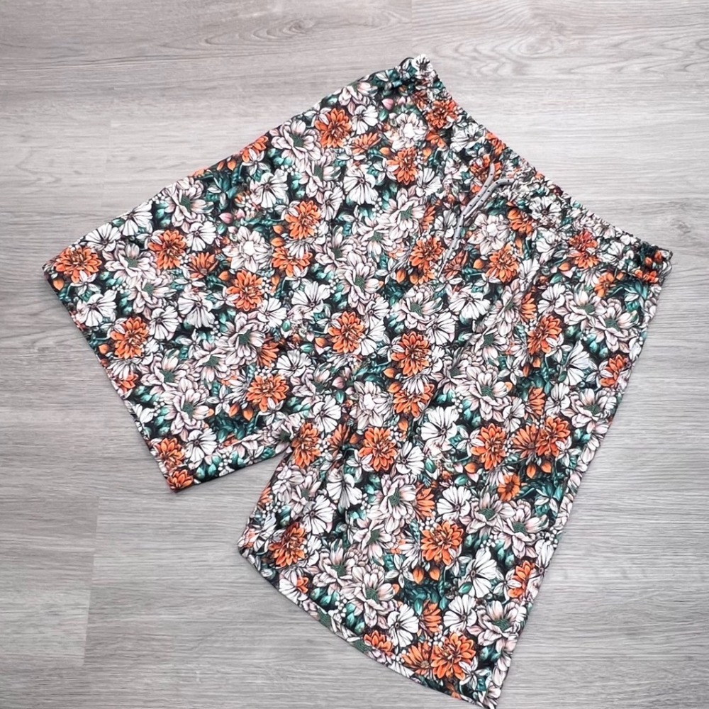 Consequence Mens Orange Green Jenny Florals Swim Trunks XL H-ACEJENNY-MN Floral